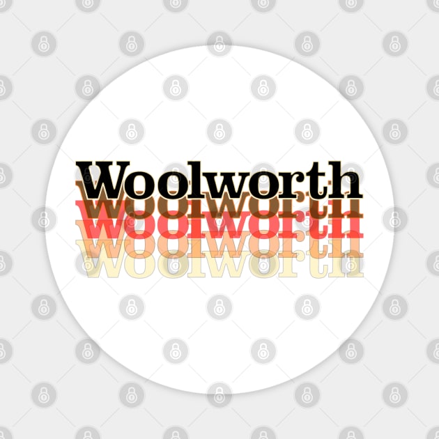 Woolworth (70s) Magnet by Doc Multiverse Designs